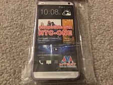 Funda rígida suave de goma de silicona TPU púrpura para HTC One