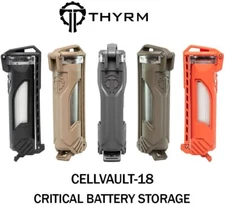 Thyrm CellVault 18 Battery Storage Waterproof Case Camping Military Survival 