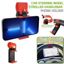 Cellet Car Steering Wheel Phone Holder Secure Mount for Phones up to 79mm Wide