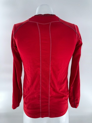 Nike Pro Fitted Shirt Youth XL Red Poly Spandex Long Sleeve Dri-Fit YGI L4-78 - Picture 5 of 13