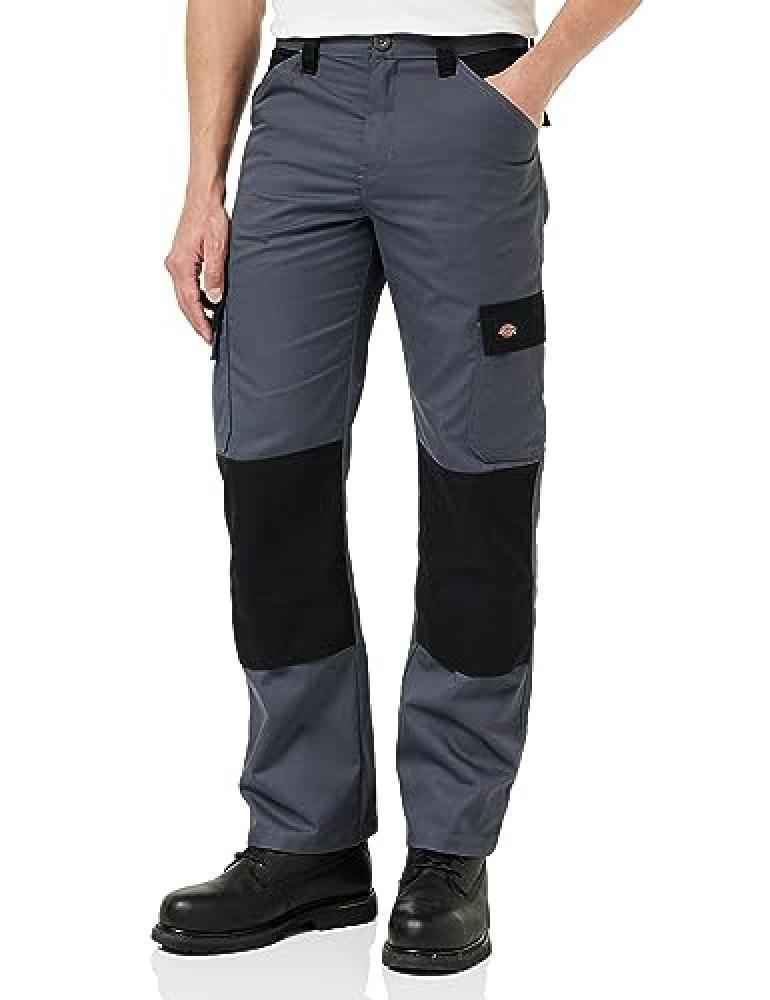 (TG. 26W / 32L) Dickies Everyday Pants, Pantaloni da Lavoro Uomo, Grigio/Nero, 2