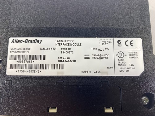 ALLEN-BRADLEY 1756-M08SE SERCOS servo interface module - USED - Bild 3 von 4