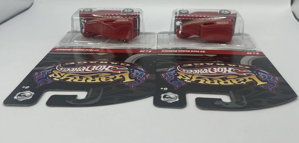 Hot Wheels Larrys Garage 32 Ford Sedán Lote de Entrega 2009 Variaciones Base Cardado Foto 4 de 4