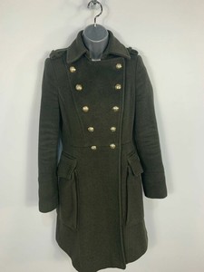 sobretudo feminino verde militar