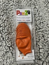 PawZ Protex Dog Boots Water-Proof Paws Disposable Reusable X-Small Orange