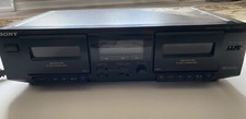 Sony TC-WE305 Stereo Dual Cassette Deck Player Recorder - Parts/Repair Read