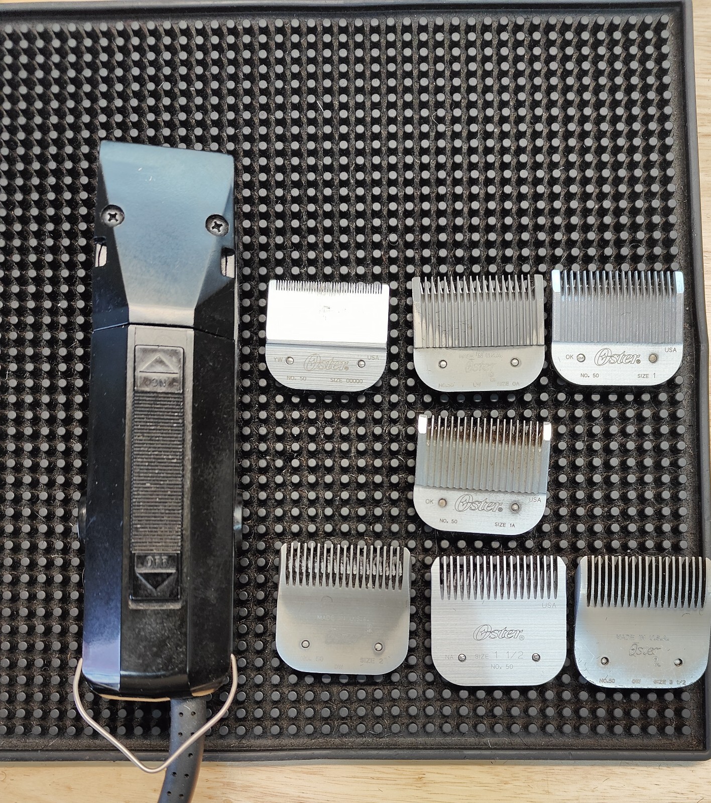 Oster 111 Turbo Clippers With 7 Blade Sizes 00000, OA, 1, 1A, 1.5, 2 & 3.5. eBay