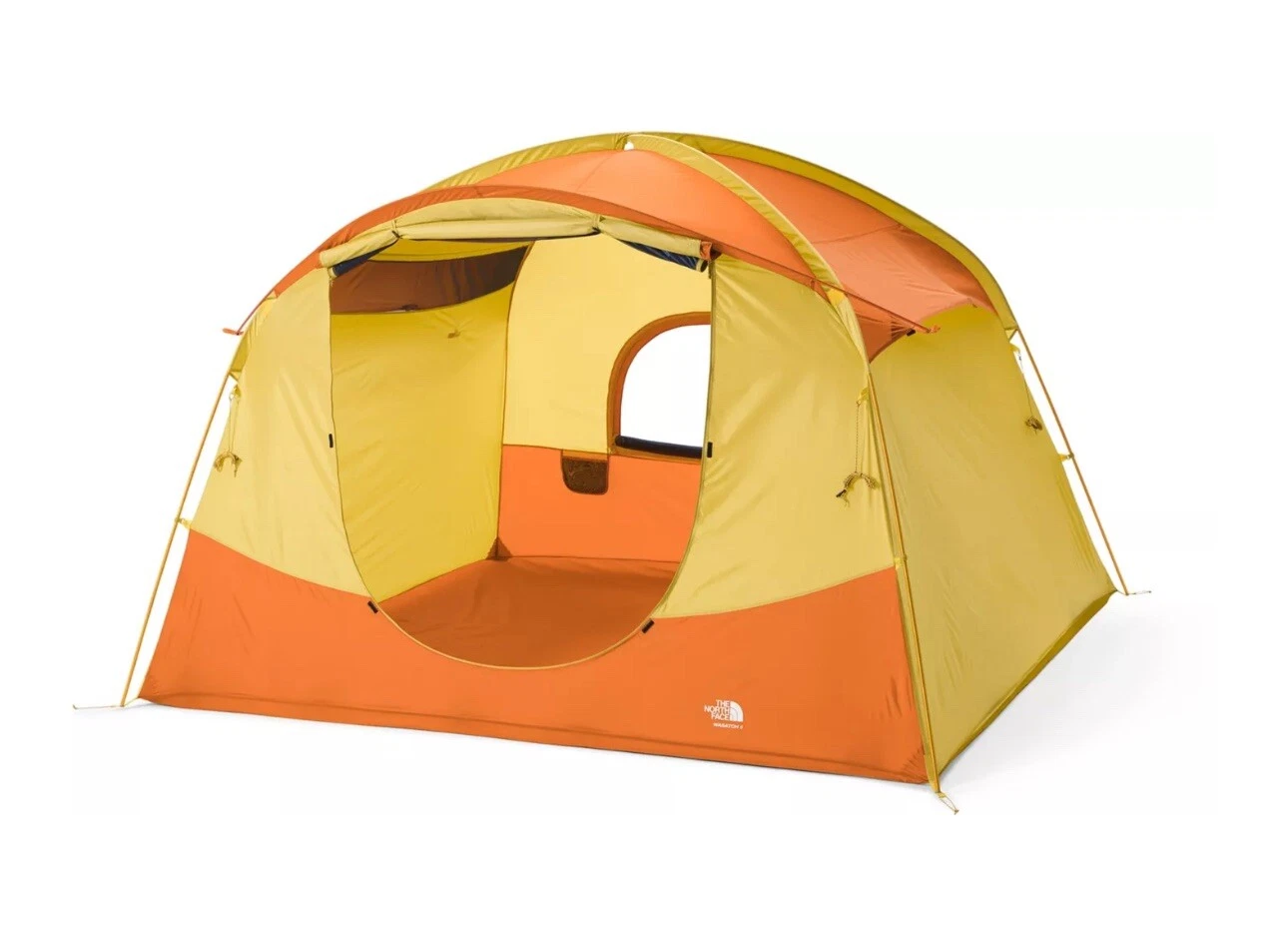 The North Face Sequoia 6 Car Camping Beach 6 Person 3 Season Tent - Yellow Silt
