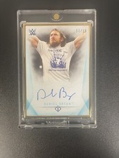 2019 Topps WWE Transcendent Auto DANIEL BRYAN Gold Framed /15 Blue Autograph