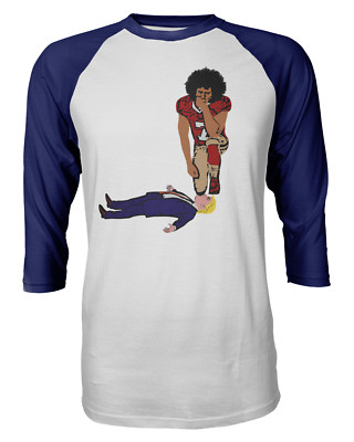 I'm with KAP National Anthem Protest Kneel on Trump Men's Raglan T-shirt