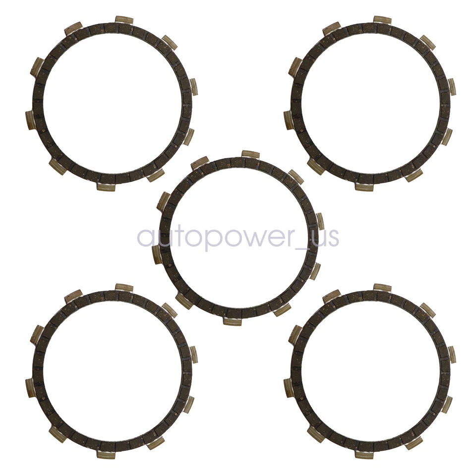 Juego de 5 discos de fricción de embrague para Yamaha CT1 AT1 AT2 DT100/125 DT175 3HA-16321-00 Foto 3 de 4