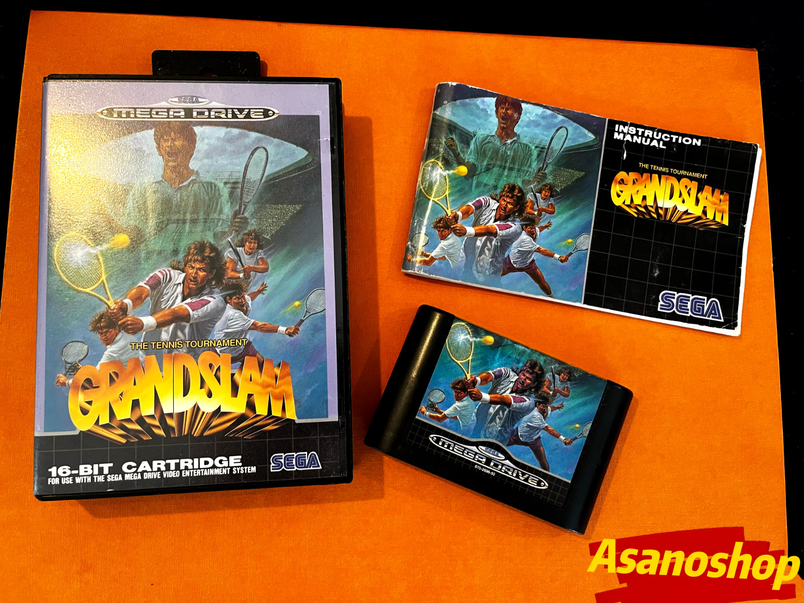 GRANDSLAM THE TENNIS TOURNAMENT    SEGA MEGADRIVE