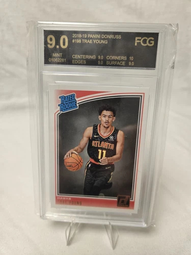 2018-19 Panini Donruss - Rated Rookies #198 Trae Young (RC) FCG 9 Mint