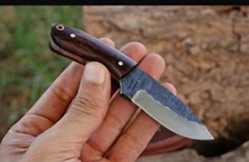 Handmade Carbon Steel Skinning Knife Mini Knives Ideal Outdoor Camping Hiking