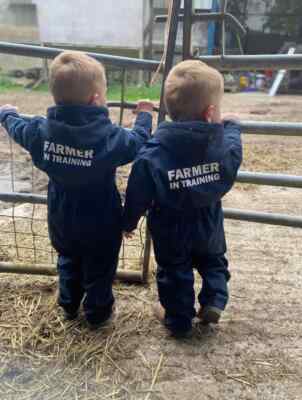 Kinder / Kinder Bedruckter Bauer im Trainingsoverall