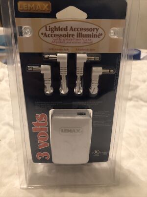 Lemax Lighted Accessory Switching Mode Power Adapter 3 Volts with 4-Output Jacks