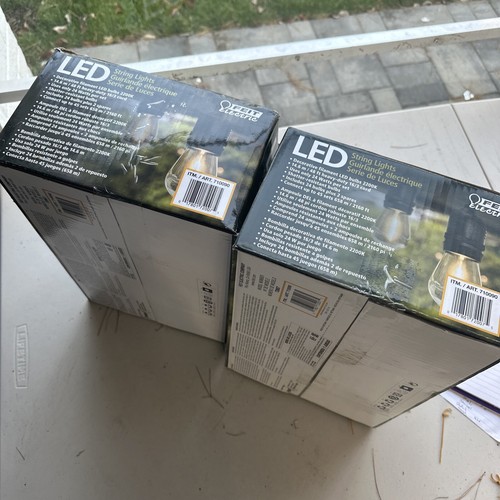 Feit Electric 48' LED Filament Outdoor String Light Set 2 Boxes! 96 Feet Total - Picture 6 of 10