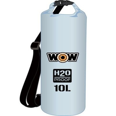 NEW Wow Watersports 18-5070C H2O Proof Dry Bag Clear 10 Liter
