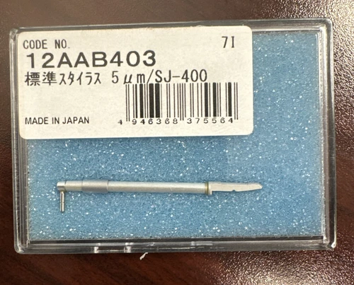 Mitutoyo 12AAB403 Surface Roughness Stylus, Tip Radius 5 µm / Tip Angle 90°