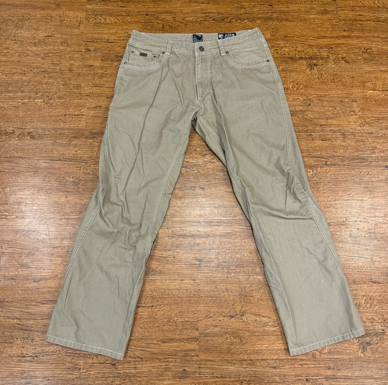Kuhl Outkast Vintage Patina Dye Hiking Pants for Men 36x32 Beige-image