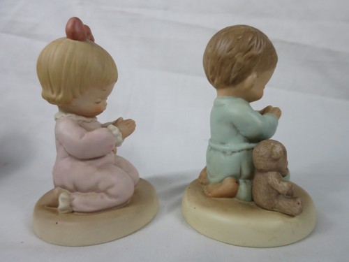 De colección 5 Enesco Attwell Niño Niña Rezando Lapful Suerte Mamá Te desgarró Alegría Para Ti 5" - Imagen 18 de 23