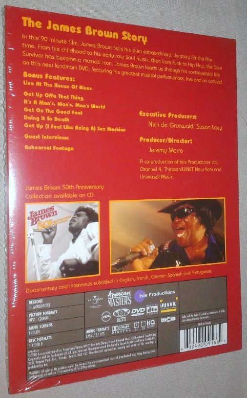 JAMES BROWN–SOUL SURVIVOR-DVD FACTORY SEALED | eBay