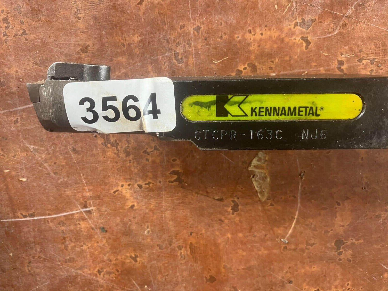 Used Kennametal CTCPR-163C indexable insert lathe tool holder 1
