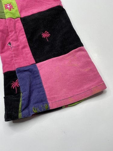 Lilly Pulitzer Girls Multicolored Patchwork Embroidered Lined Pants Sz 6X - Picture 11 of 12