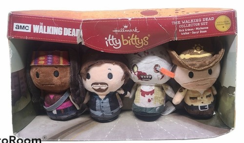 Hallmark Itty Bittys The Walking Dead Plush, Collectors Set of 4 NIB | eBay