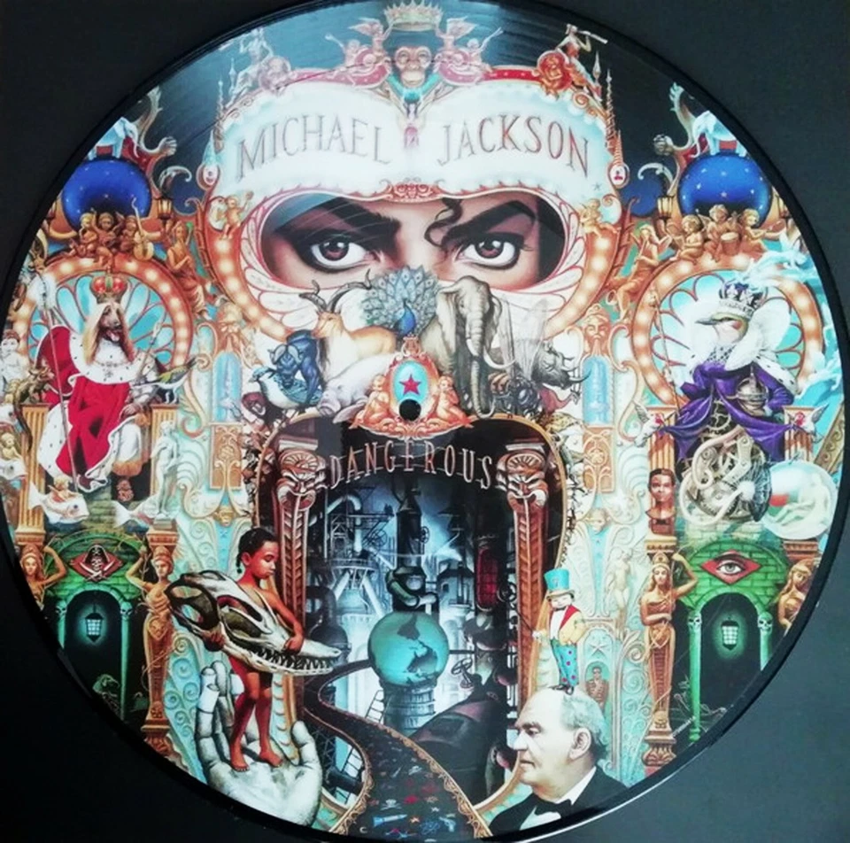 MICHAEL JACKSON LP x 2 Dangerous PICTURE DISC Double Vinyl NEW and SEALED - Image 2 of 4