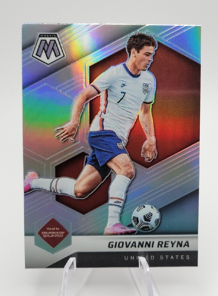 Giovanni Reyna 2021-22 Panini Mosaic Road to World Cup Silver PRIZM #104