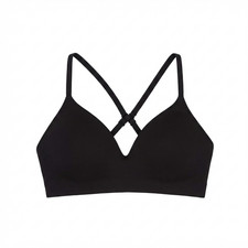 Fruit of the Loom Girls Seamless Soft Cup Bra Size 34 Black --Z9--