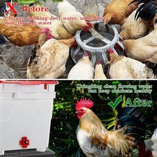 20 Pcs Horizontal Chicken Waterer Nipples with Drill Bits, Leakproof Poultry ...