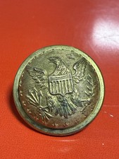 WH Horstmann Philadelphia American Eagle Metal Military Button 1840s-1850s - D