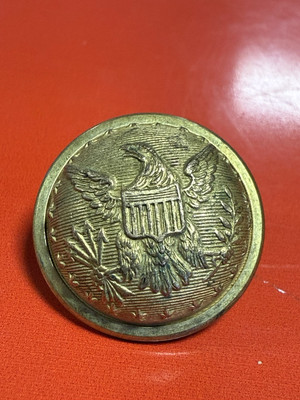 WH Horstmann Philadelphia American Eagle Metal Military Button 1840s-1850s - D