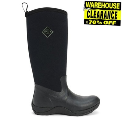 Muck Boots Arctic Adventure Damen Gummistiefel Kuschelig Wasserfest Schwarz