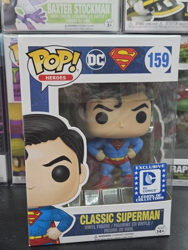 Funko Pop! Classic Superman #159 DC Legion of Collectors Exclusive