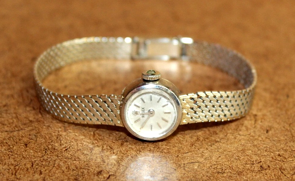Mechanical (Manual) White Gold Band Wristwatches for sale | eBay display picture 1