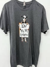 Chik Fil A Eat Mor Chikin Short Sleeve T Shirt Gray M