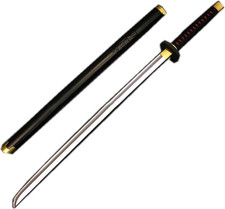 Damdos Halloween Prop 40" Katanoa Sword, Cosplay Weapon Sword Rorono PU Rubber S