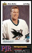 Brian Mullen 1991-92 Upper Deck #57 San Jose Sharks