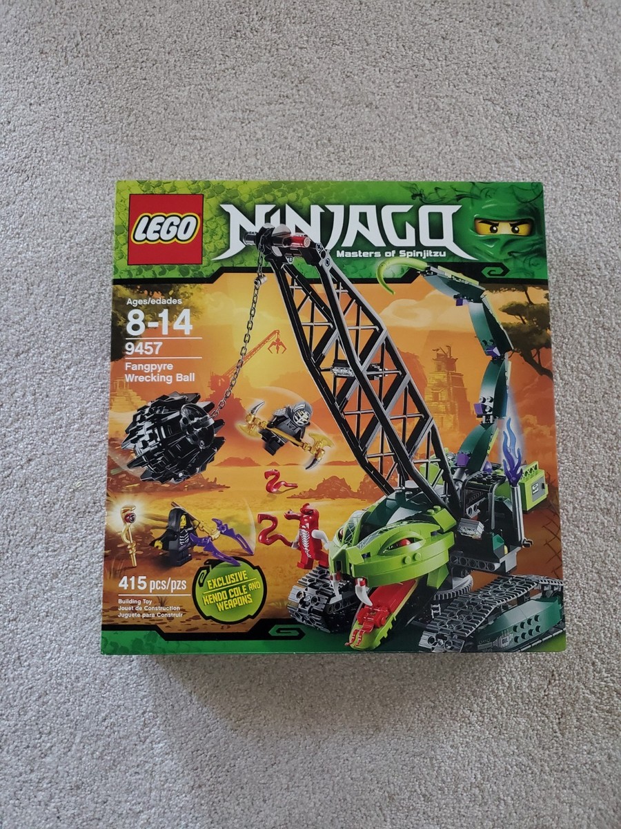 LEGO NINJAGO Set: 9457 Fangpyre Wrecking Ball /NEW/SEALED/MINT