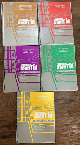 G.I.A. Publications Jump Right In Music Curriculum Spiral-Bound Lot of 5 Revised