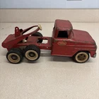 Vintage Tonka Red Cement Mixer Truck Toy Missing Mixer