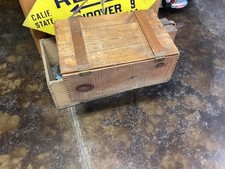 Caja de caja de madera extra dinamita explosivos Dupont de colección rara 50 libras.