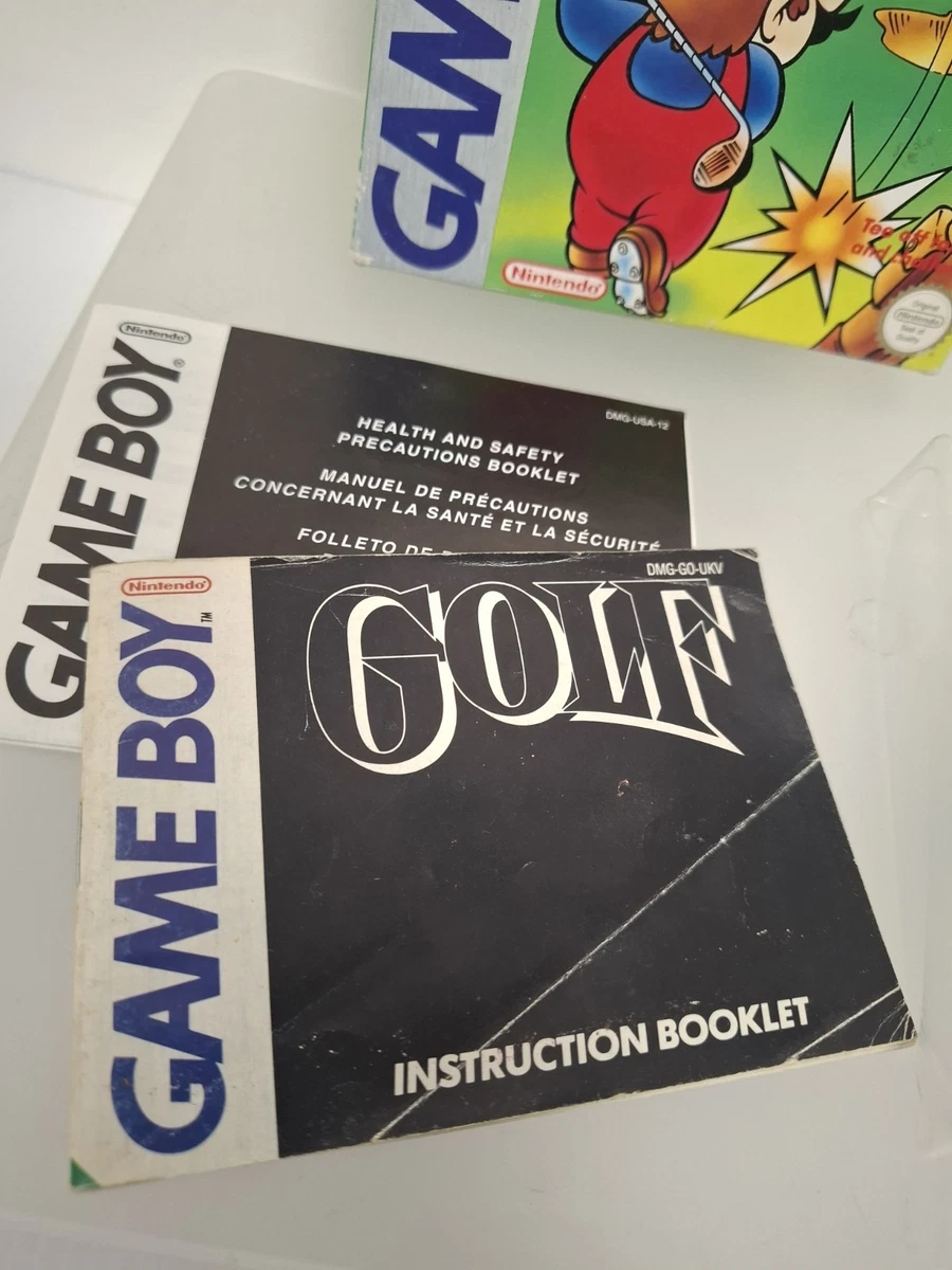 Juego Mario Golf Nintendo Game Boy con Manual y Estuche Protector Probado Reino Unido Pal