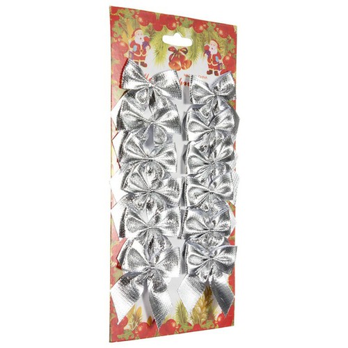  24 Pcs Bows Hanging Ornament Fabric for Basket Handmade Holiday Decor - Picture 3 of 3