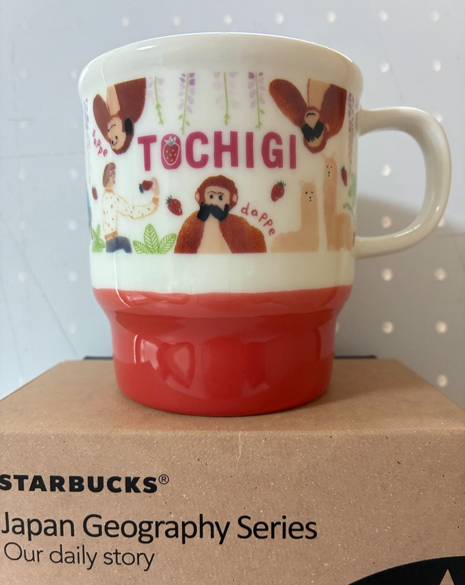 TOCHIGI Starbucks coffee Cup Mug 12oz Japan Geography Series
