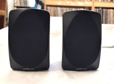 Polk Audio RM6000BD Black Satellite Surround Speakers Pair TESTED