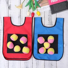 2 Sets Stick Throwing Ball and Vest: 2Pcs Sticky Vests with 10pcs Soft Fleece...